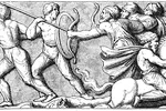 Illustration of Goths fighting
