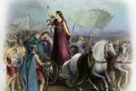 Illustration of Boadicea Haranguing the Britons